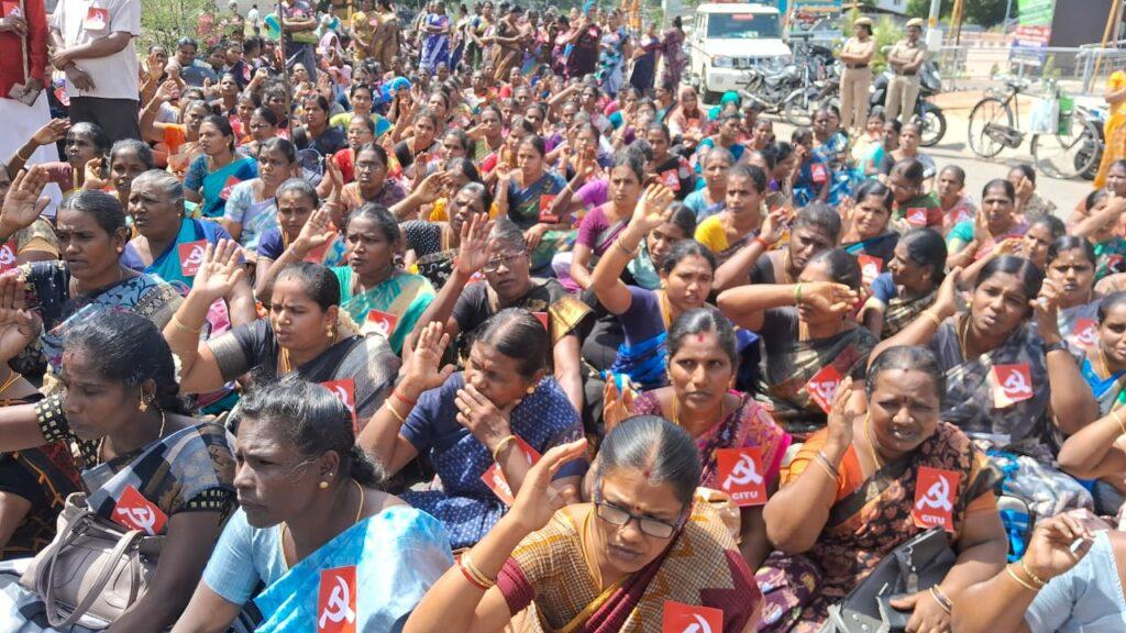 Millions strike in India workers and farmers - Weg mit den arbeiterfeindlichen Gesetzen! - CTU, Generalstreik, Indien - Blog, Internationales