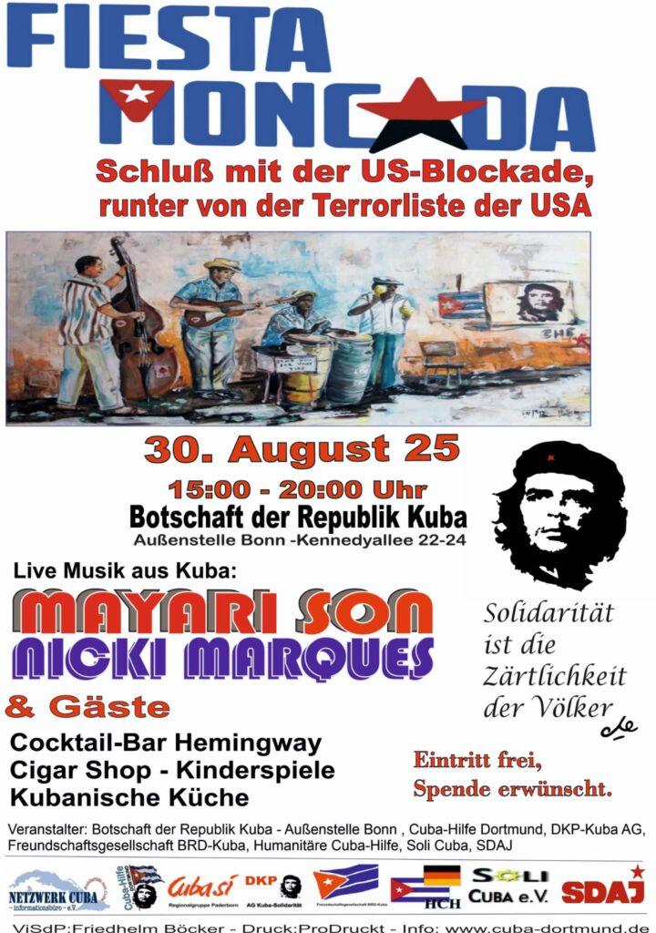 Feier der Hoffnung - Antikapitalistisches Klimatreffen, DKP München, EcoMujer, Fiesta Moncada, München, SDAJ München - Blog, Aktion fiesta moncada 2025 gross - Feier der Hoffnung - Antikapitalistisches Klimatreffen, DKP München, EcoMujer, Fiesta Moncada, München, SDAJ München - Blog, Aktion