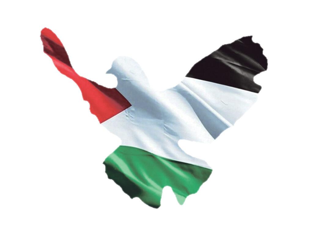 3301 Friedenstaube Pali trans - Gemeinsam für Frieden! - Friedensdemonstration, Friedrich Merz, Gaza-Krieg, Israel-Lobby, Kriegspropaganda, Rüstungshaushalt, Sozialabbau, Waffenexporte - Politik