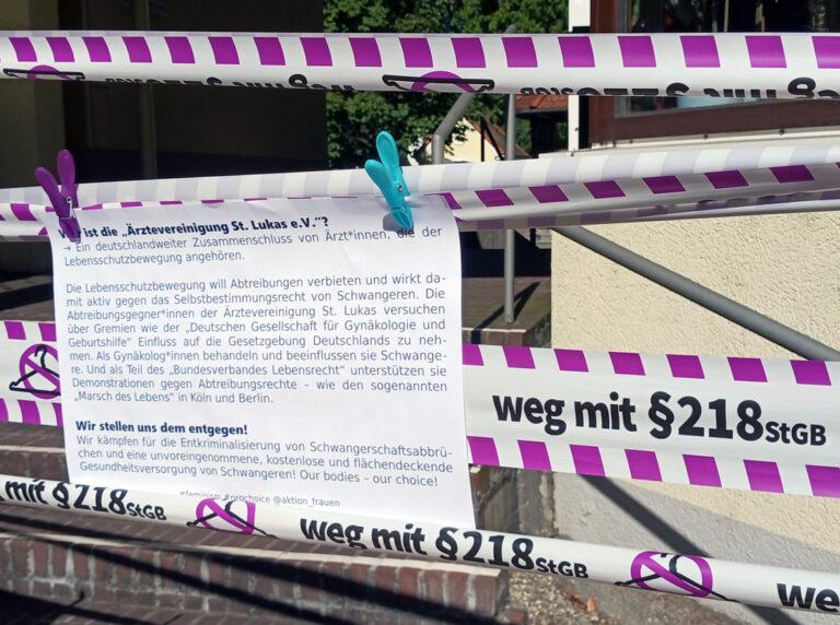 390503 Lebensschutz - Weg mit dem Paragrafen 218! - Aktionsbündnis 8. März - Aktionsbündnis 8. März
