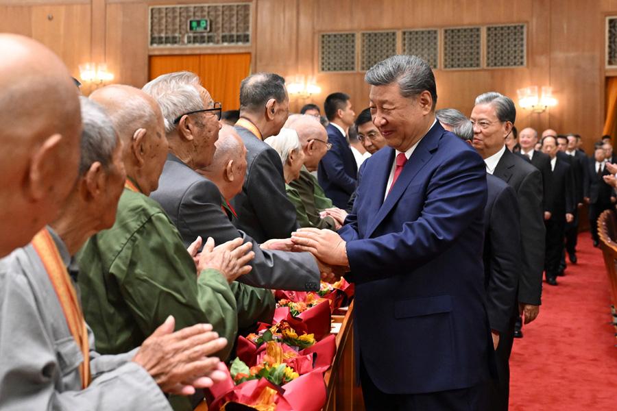 Bild 2 - Die Geschichte bewahren, den Frieden schätzen - 80. Jahrestag, Antifaschistischer Widerstand, Internationale Solidarität, Kommunistische Partei Chinas, Kriegsopfer, Multipolare Weltordnung, Widerstandskrieg gegen die japanische Aggression - Internationales