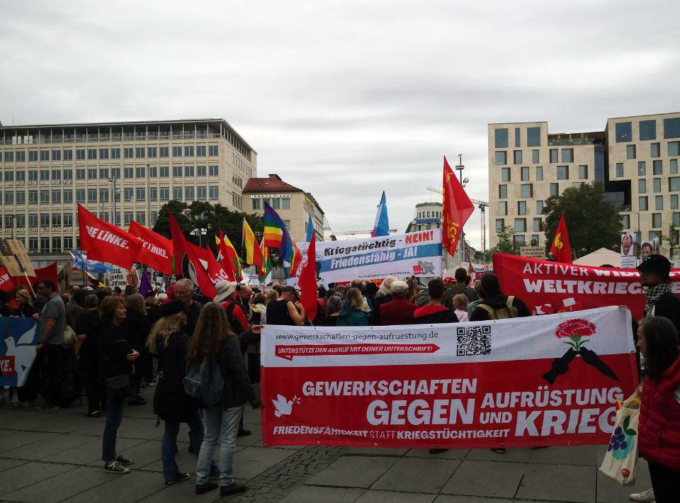 photo 2025 09 02 17 25 34 6 - Kampf gegen „Kriegstüchtigkeit“ im Mittelpunkt - Antikriegstag 2025, Berlin, Hamburg, Köln, München - Blog, Aktion