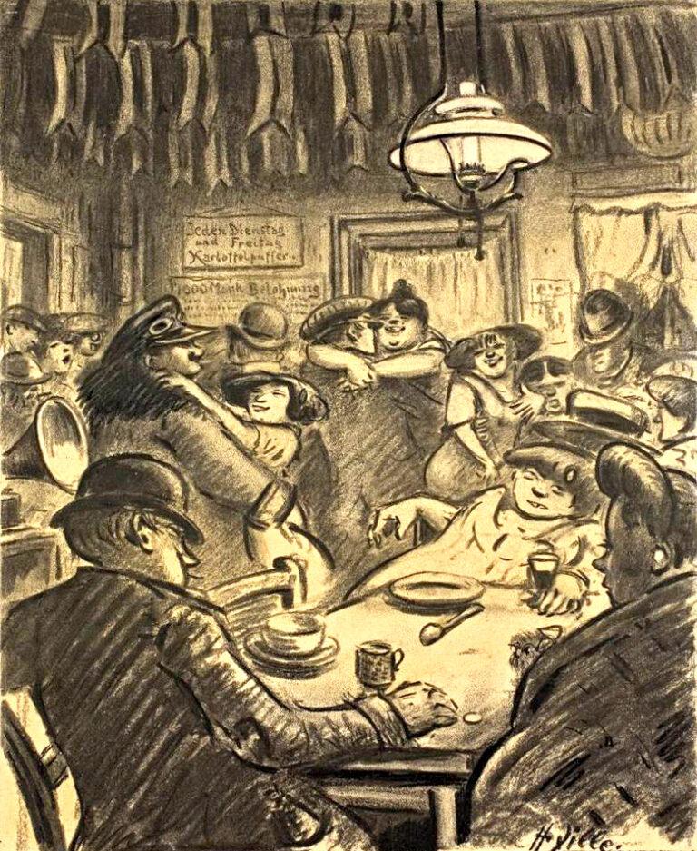 4616 Heinrich Zille In der Kaschemme - Die guten Stuben des Proletariats - Kneipe - Kneipe