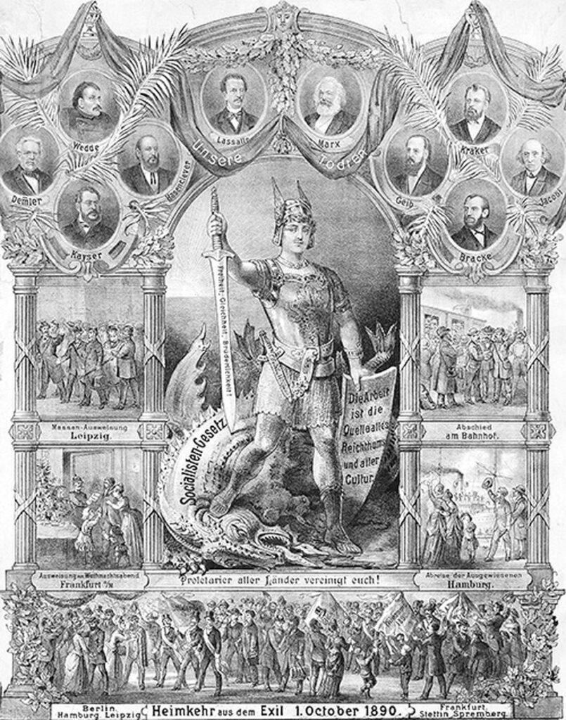 Bismarcks Staatsumbau - Otto von Bismarck, Sozialistengesetze - Theorie & Geschichte 4710 Plakat Sozialistengesetz 1890 - Bismarcks Staatsumbau - Otto von Bismarck, Sozialistengesetze - Theorie & Geschichte