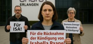 Solidarität mit Betriebsrätin Isabella Paape!