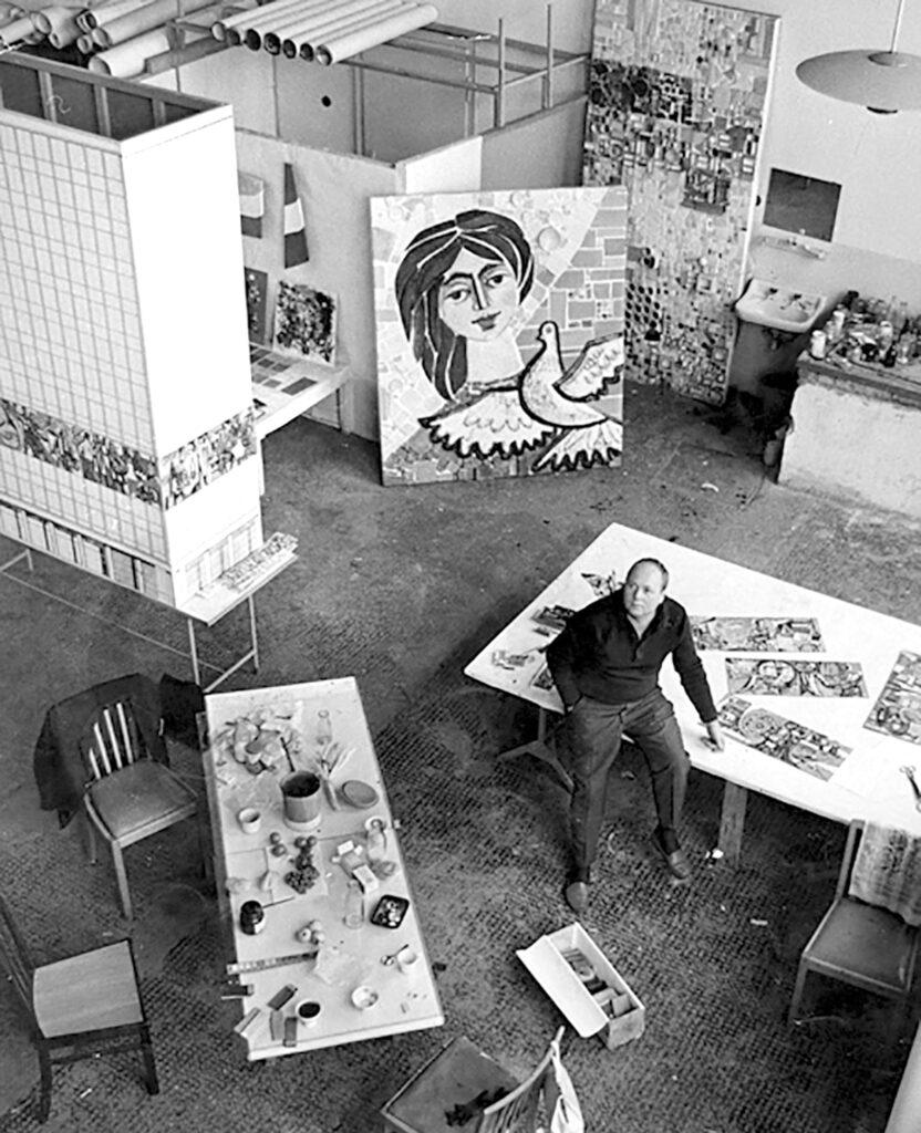 12 13 im Atelier - Kunst zum Leben - DDR, Walter Womacka - Hintergrund