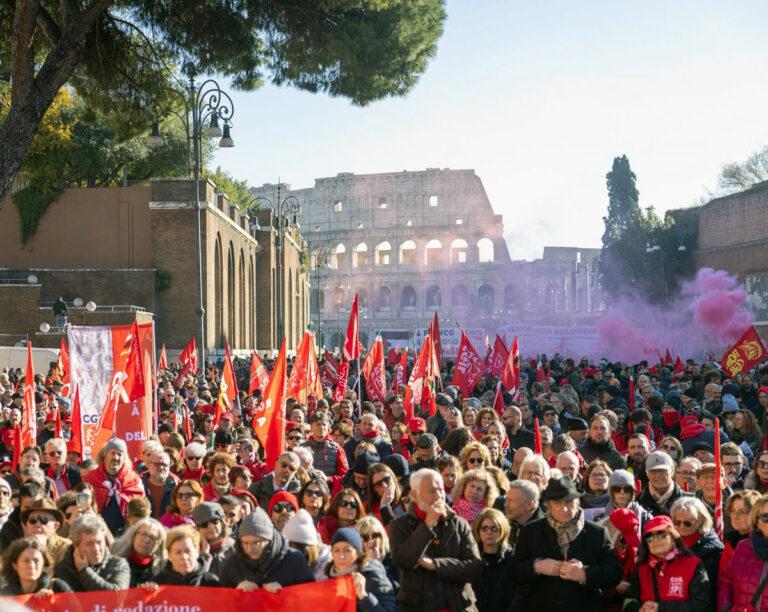 510703 Bildmeldung - Generalstreik - CGIL - CGIL
