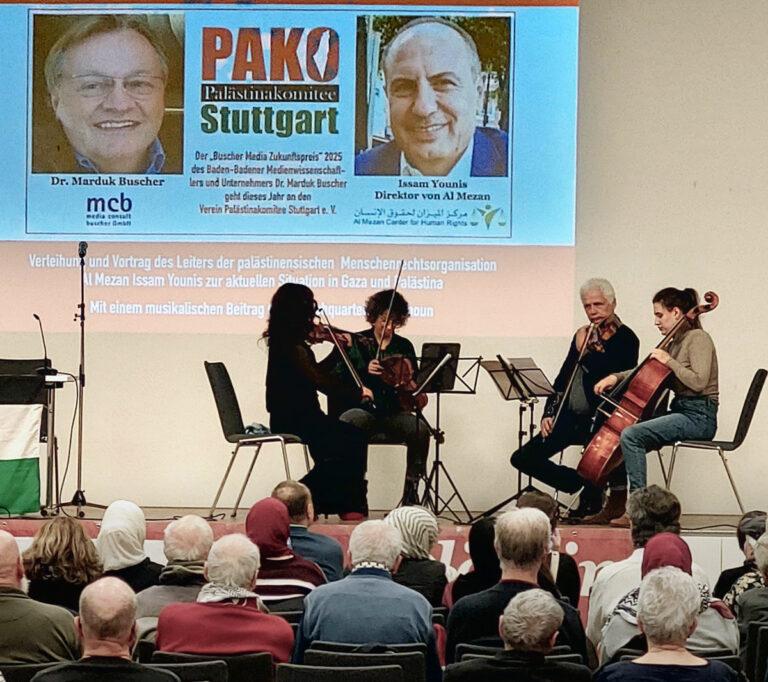 511501 Stuttgart - Friedenspreis für PaKo - Marduk Buscher - Marduk Buscher