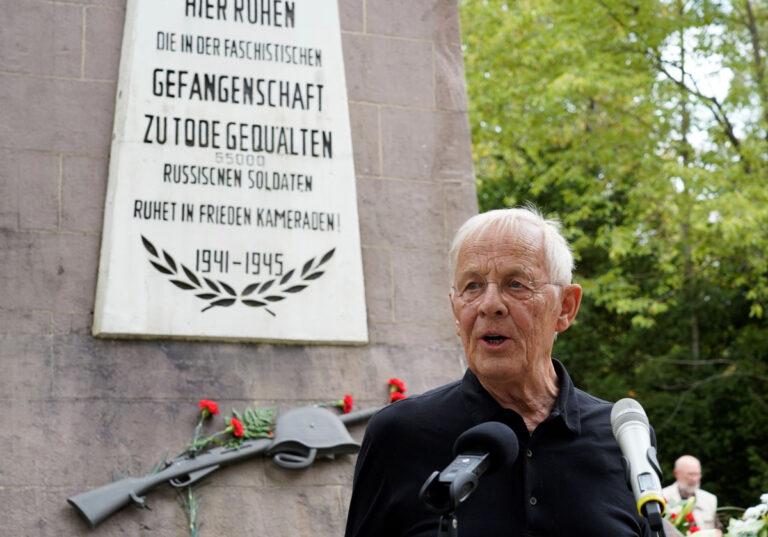 521101 Rolf Becker jovofoto r mediabase.eu - Erinnern und weitergehen – Trotz alledem! - Antifaschistischer Kampf, Friedensaktivist, Gedenken, Gewerkschafter, Künstler für den Frieden, Rolf Becker, Schauspieler, Todestag - Kultur