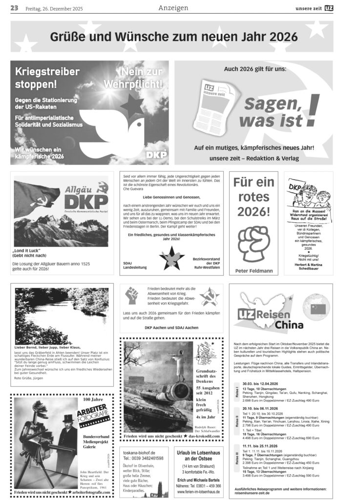 UZ 2025 52 Seite 23 1 - Anzeigen 2025-52 - Anzeigen - Anzeigen