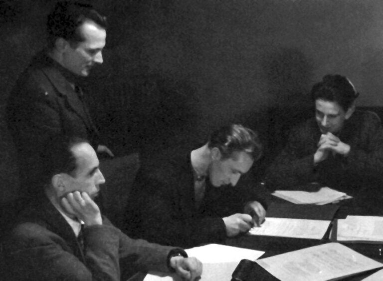 1946 FDJ Urkunde Unterzeichnung - Was wir an der FDJ hatten - Fritz Lange - Fritz Lange