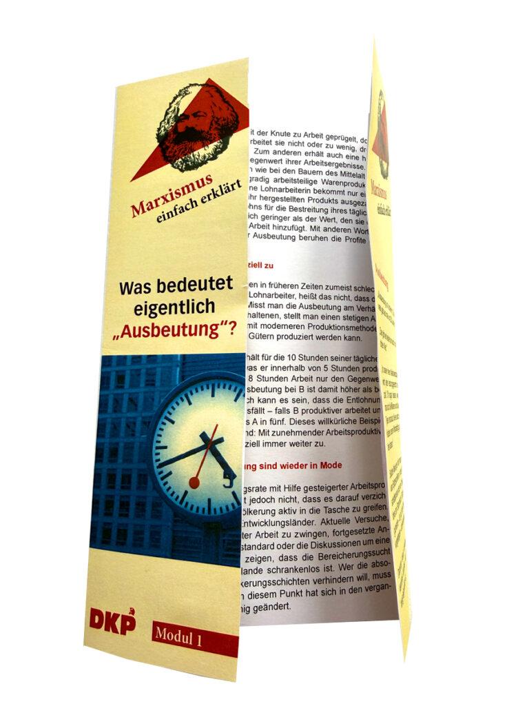 1615 Brosch - Marxismus to go - Aktion - Aktion