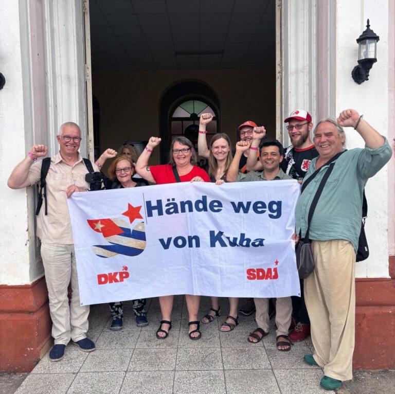 190702 Bildmeldung Kuba - Internationale 1.-Mai-Brigade - DKP, FG BRD-Kuba, Internationale 1.-Mai-Brigade, Kuba, Kuba-Solidarität, SDAJ - Internationales