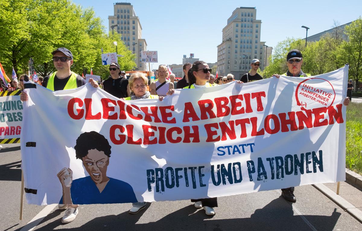 2026 05 01 5 - Keine leisen Spaziergänger - 1. Mai 2026, Bärbel Bas, Berlin, Bonn, DGB, DKP, Duisburg, Gießen, Guido Déus, Hamburg, Hüseyin Doğru, SDAJ - Blog, Aktion