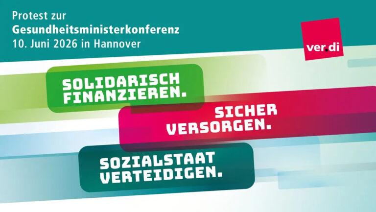 220202 GMK - Weitere Kliniken werden sterben - Einsparungen, Gesundheitsministerkonferenz, Gesundheitspolitik, Großdemonstration, Pflegenotstand, Stellenabbau, ver.di - Blog, Politik