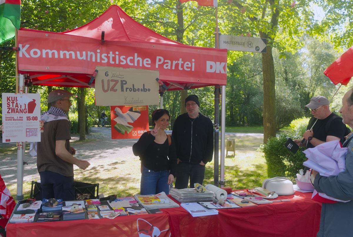 DSCF4077 - Keine leisen Spaziergänger - 1. Mai 2026, Bärbel Bas, Berlin, Bonn, DGB, DKP, Duisburg, Gießen, Guido Déus, Hamburg, Hüseyin Doğru, SDAJ - Blog, Aktion