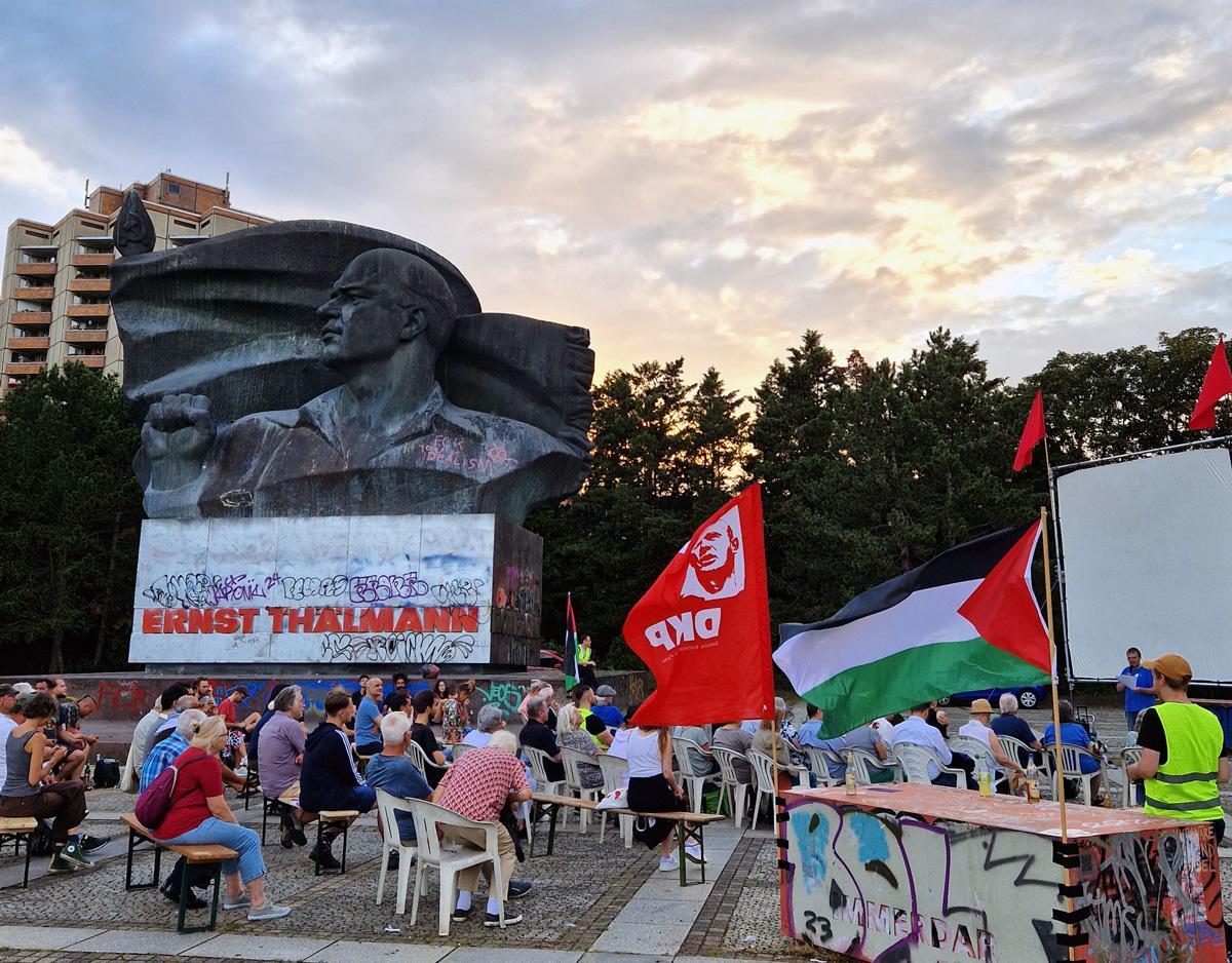 Gewohnte Willkür - Berlin, Bezirksamt Pankow, DKP Berlin, Ernst-Thälmann-Denkmal, Fortsetzungsfeststellungsklage, KO Berlin, Repression - Politik 320502 Kin0 - Gewohnte Willkür - Berlin, Bezirksamt Pankow, DKP Berlin, Ernst-Thälmann-Denkmal, Fortsetzungsfeststellungsklage, KO Berlin, Repression - Politik