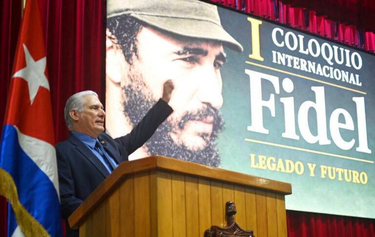 340701 Fidel - Fidel gehört nicht nur Kuba - Fidel Castro, Kuba, Miguel Díaz-Canel - Internationales