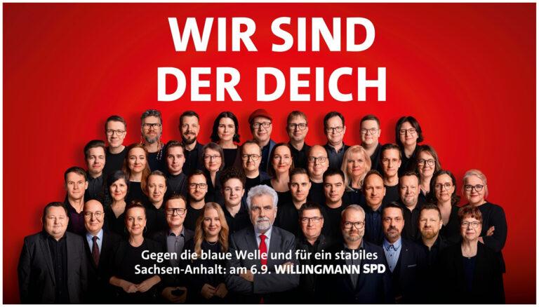 350501 Sachsen Anhalt Deich - Brandmauerschau mit Gruselfaktor - Politik - Politik