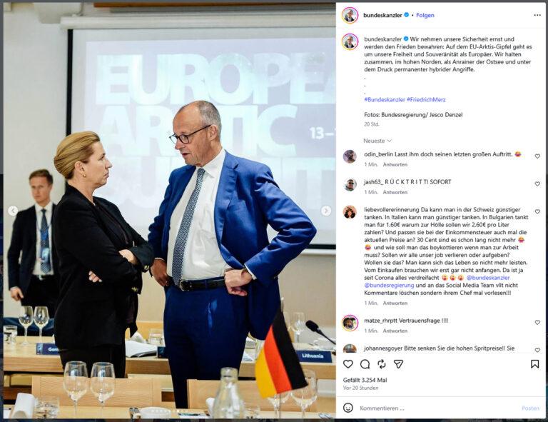 380901 Bildmeldung - EU-Arktis-Gipfel - Arktis, Bürger in Wut, Finnland, Friedrich Merz, Gipfeltreffen, Tankrabatt - Positionen