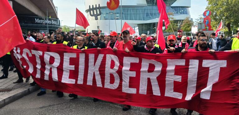 390301 Aktionstag - Klassenkampf? Könnt ihr haben! - 35-Stunden-Woche, Aktionstag, Demonstrationen, IG Metall, Klassenkampf, Krise der Automobilindustrie, Sozialabbau, soziale Proteste, Widerstand - Wirtschaft & Soziales