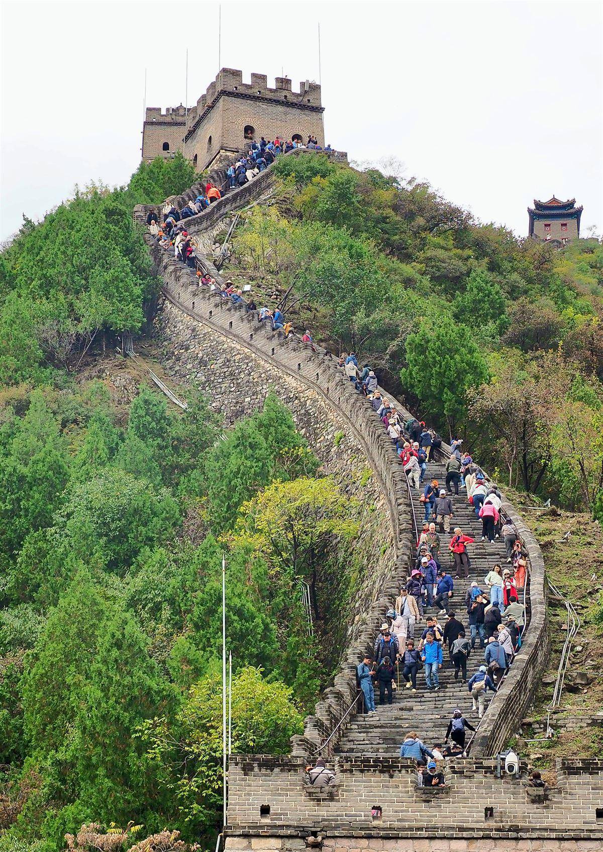 Grosse Mauer in der Naehe von Beijing - UZ-Reise in die Volksrepublik China - -